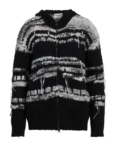 Atomofactory Man Cardigan Grey Size L Virgin Wool, Synthetic Fibers, Wool, Recycled Polyamide, Alpac