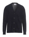 Atomofactory Man Cardigan Navy Size S Wool, Recycled Polyamide