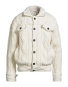 Atomofactory Man Cardigan White Size L Acrylic, Wool, Alpaca Wool, Polyamide, Elastane