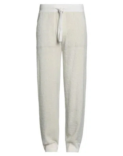 Atomofactory Man Pants Cream Size L Polyamide, Wool, Cashmere In White