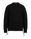 Atomofactory Man Sweater Black Size L Virgin Wool, Polyamide, Wool