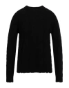 Atomofactory Man Sweater Black Size M Wool, Cashmere In Black