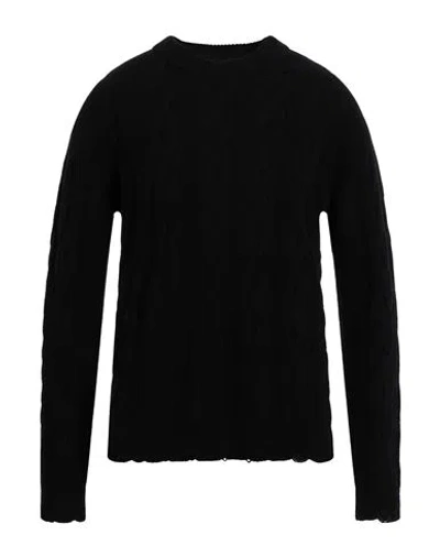 Atomofactory Man Sweater Black Size M Wool, Cashmere