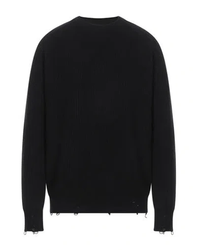 Atomofactory Man Sweater Black Size Xl Wool, Cashmere
