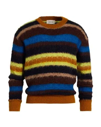 Atomofactory Man Sweater Chocolate Brown Size M Polyamide, Mohair Wool, Acrylic, Alpaca Wool
