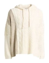 Atomofactory Man Sweater Cream Size S/m Wool, Polyamide, Alpaca Wool, Viscose In Multi