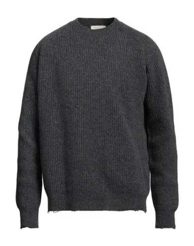 Atomofactory Man Sweater Lead Size Xl Wool, Cashmere In Grey