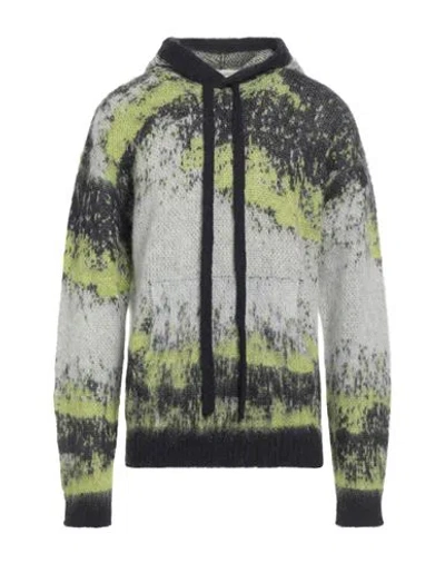 Atomofactory Man Sweater Lime Green Size Xl Mohair Wool, Polyamide, Alpaca Wool