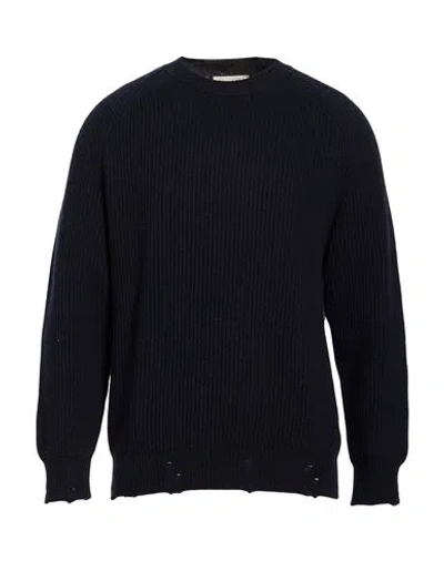 Atomofactory Man Sweater Midnight Blue Size S Wool, Cashmere