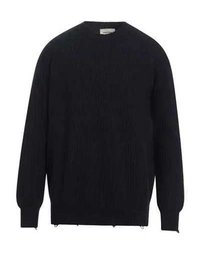 Atomofactory Man Sweater Midnight Blue Size Xl Wool, Cashmere