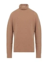Atomofactory Man Turtleneck Sand Size M Alpaca Wool, Wool, Polyamide, Elastane