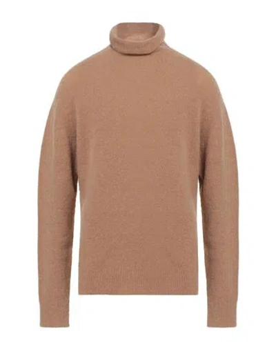 Atomofactory Man Turtleneck Sand Size M Alpaca Wool, Wool, Polyamide, Elastane