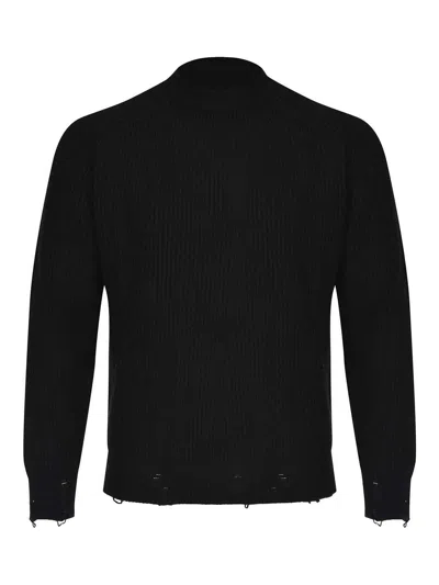 Atomofactory Sweater Made Of A Wool And Cashmere Blend In Black