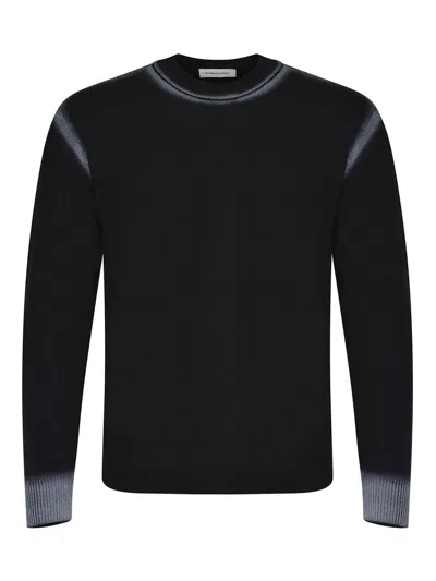 Atomofactory Maglia  Made In Wool Blend In Black
