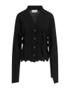 Atomofactory Woman Cardigan Black Size Xs Wool, Polyamide