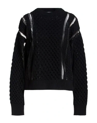 Atomofactory Woman Sweater Black Size S Wool, Acrylic, Polyamide