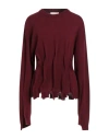 Atomofactory Woman Sweater Burgundy Size M Wool, Polyamide