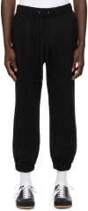 Aton Black Zero Tsuri Urake Sweatpants In 005 Black