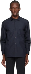 Aton Navy Standard Shirt In 075 Navy