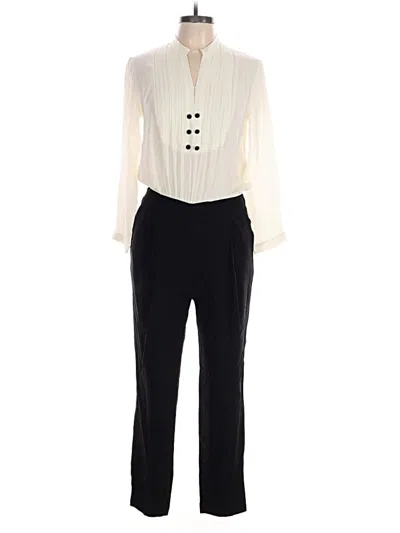 Pre-owned Atos Lombardini Jumpsuit In Ivory