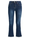 Atos Lombardini Woman Jeans Blue Size 10 Cotton, Elastane, Polyester In Blue
