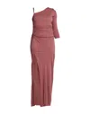 Atos Lombardini Long Dresses In Pink