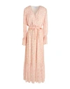 Atos Lombardini Woman Maxi Dress Blush Size L Polyester In Pink