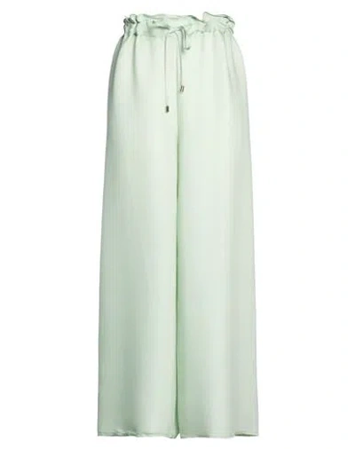 Atos Lombardini Woman Pants Light Green Size L Viscose, Polyester