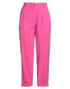 Atos Lombardini Woman Pants Magenta Size 8 Viscose, Polyester In Purple