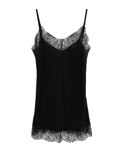 Atos Lombardini Woman Top Black Size 10 Polyester