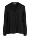 Atos Lombardini Woman Top Black Size 8 Polyester, Elastane In Black