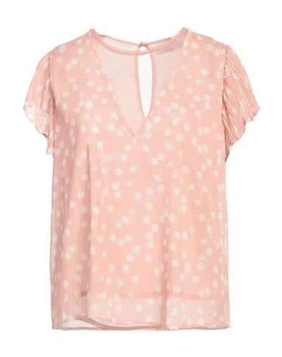 Atos Lombardini Woman Top Blush Size L Polyester In Pink