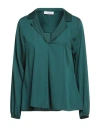 Atos Lombardini Woman Top Deep Teal Size 8 Polyester, Elastane In Green