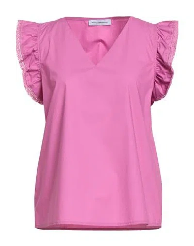 Atos Lombardini Woman Top Pink Size M Cotton