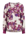 Atos Lombardini Woman Top Purple Size S Polyester, Elastane