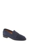 Atp Atelier Airola Penny Loafer In Blue