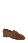Atp Atelier Airola Penny Loafer In Cannella