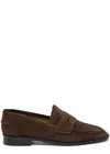 Atp Atelier Airola Suede Loafers In Brown