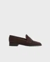 Atp Atelier Airola Walnut Suede Loafers Brun