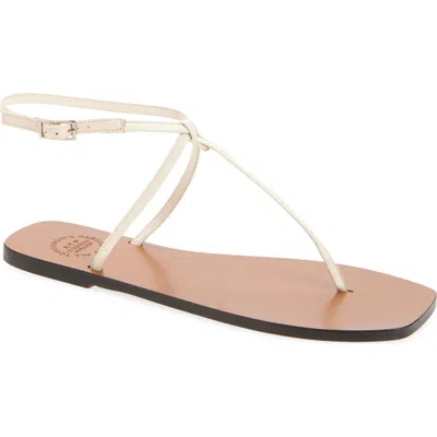 Atp Atelier Alassio Ankle Strap Sandal In Nude