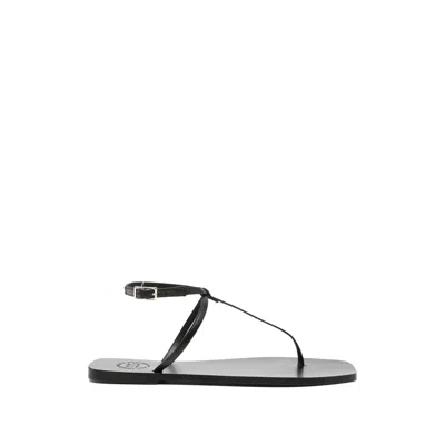 Atp Atelier Alassio Ankle-strap Sandals In Black