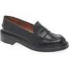 Atp Atelier Albaredo Penny Loafer In Black