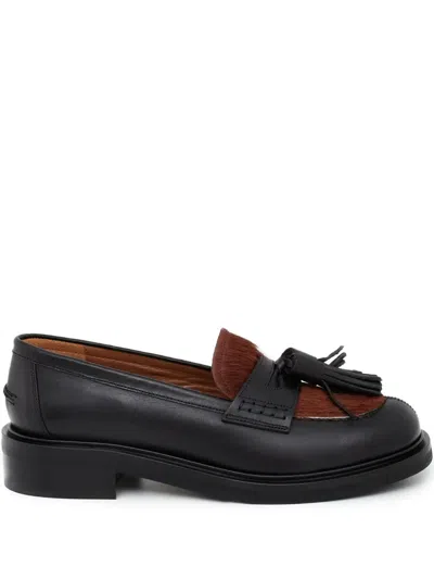 Atp Atelier Albaredo Tassel Loafers In Black