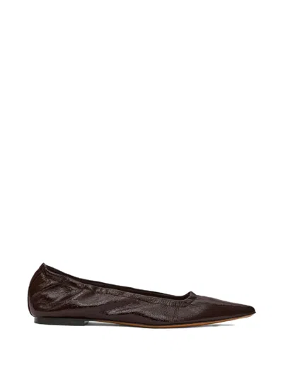 Atp Atelier Aprica Ballet Flats In Brown
