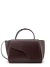 Atp Atelier Arezzo Leather Shoulder Bag In Brown