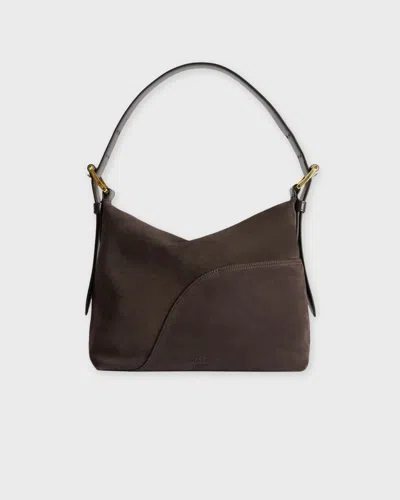 Atp Atelier Bag Bassanina Walnut Suede Vacchetta