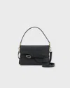 Atp Atelier Lierna Leather Shoulder Bag In Black