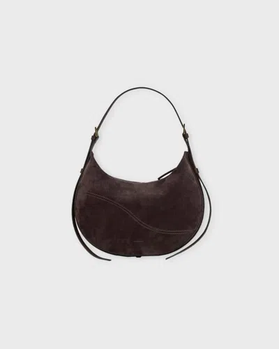 Atp Atelier Väska Liveri Walnut Suede Vacchetta Valnöt