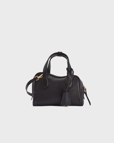 Atp Atelier Väska Ormelle Grained Leather Svart
