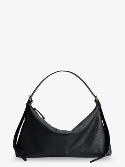 Atp Atelier Castellare Leather Shoulder Bag In Black
